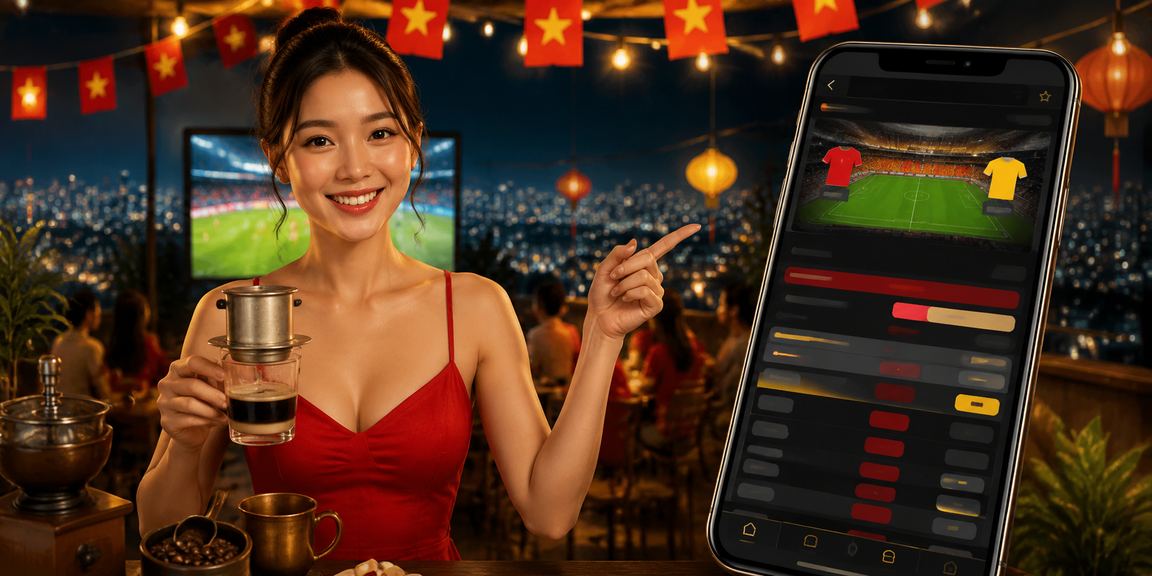 Người dùng tại Buôn Ma Thuột kiểm tra ứng dụng casino trên điện thoại bên tách cà phê buổi sáng